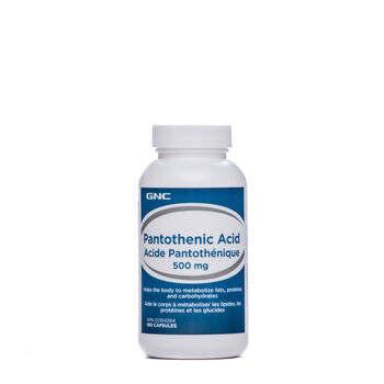 Acide pantoth&eacute;nique 500&nbsp;mg  | GNC